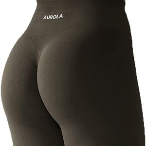 Amplify dupes - Olive Green Seamless Booty Scrunch Leggings